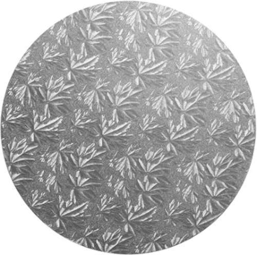 Masonite Cake Board - 6 Inch Round Silver - Click Image to Close